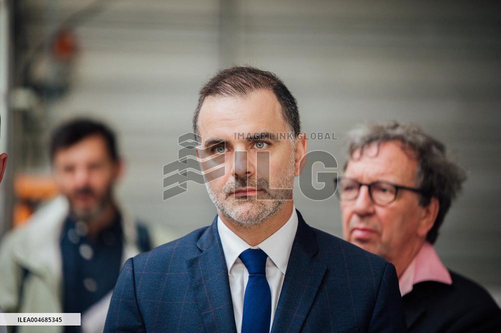 Laurent Saint-Martin Visit To Rennes