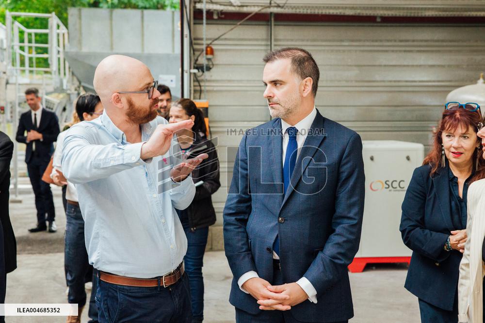 Laurent Saint-Martin Visit To Rennes