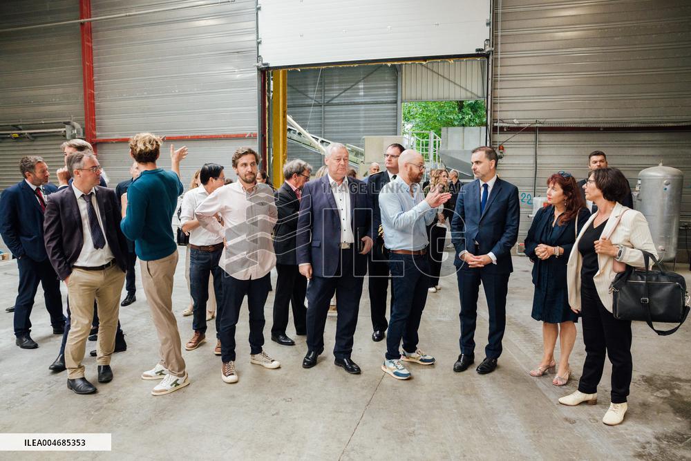 Laurent Saint-Martin Visit To Rennes