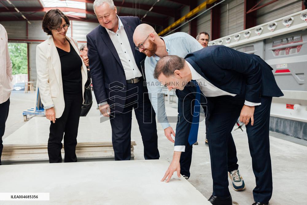 Laurent Saint-Martin Visit To Rennes