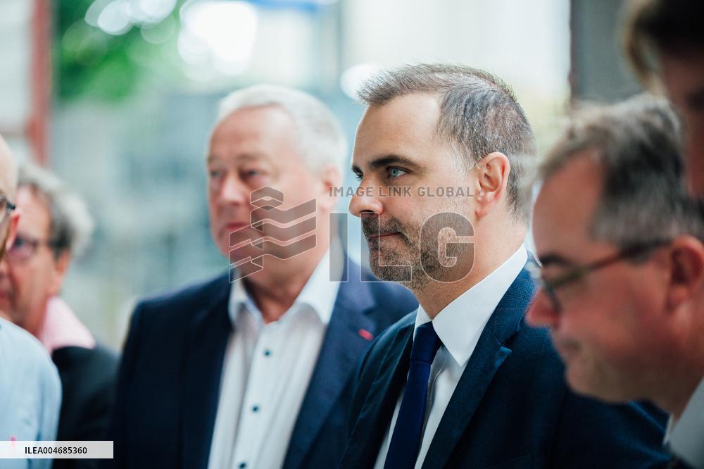 Laurent Saint-Martin Visit To Rennes