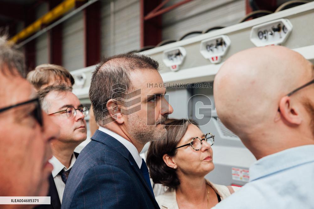 Laurent Saint-Martin Visit To Rennes