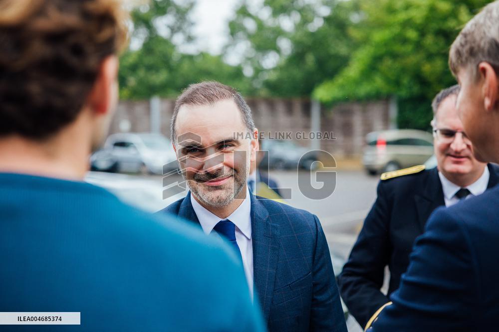 Laurent Saint-Martin Visit To Rennes
