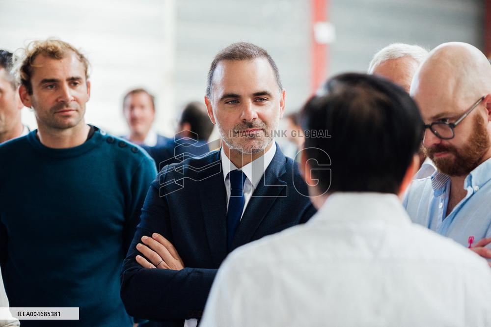 Laurent Saint-Martin Visit To Rennes