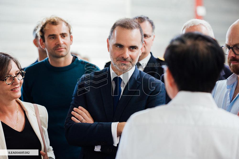 Laurent Saint-Martin Visit To Rennes