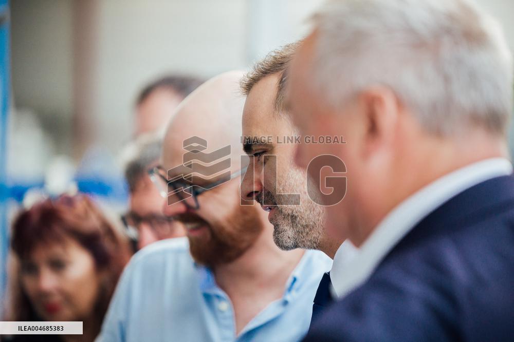 Laurent Saint-Martin Visit To Rennes