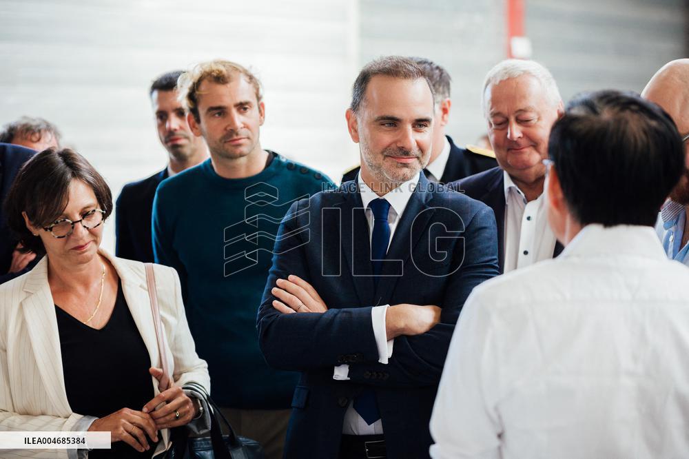 Laurent Saint-Martin Visit To Rennes