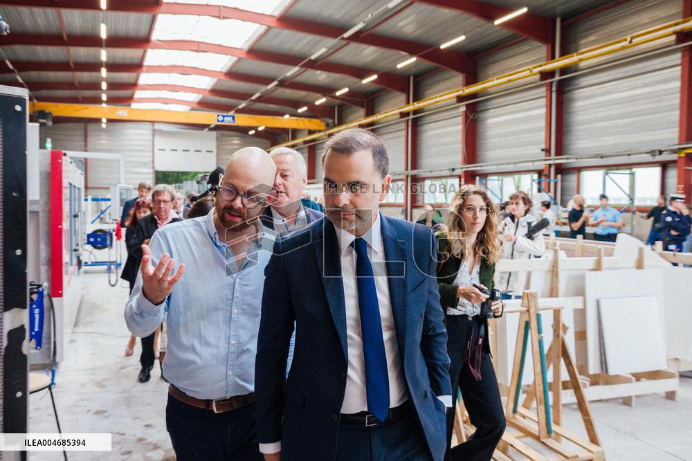 Laurent Saint-Martin Visit To Rennes