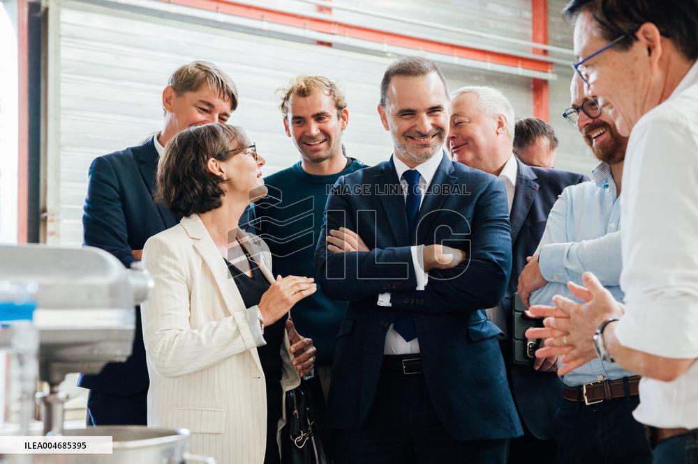 Laurent Saint-Martin Visit To Rennes