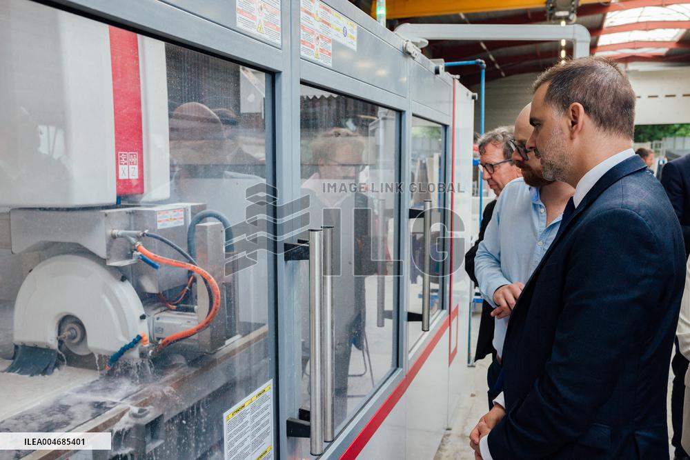 Laurent Saint-Martin Visit To Rennes