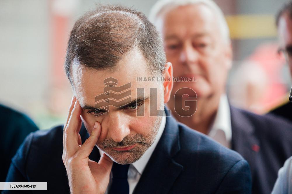 Laurent Saint-Martin Visit To Rennes