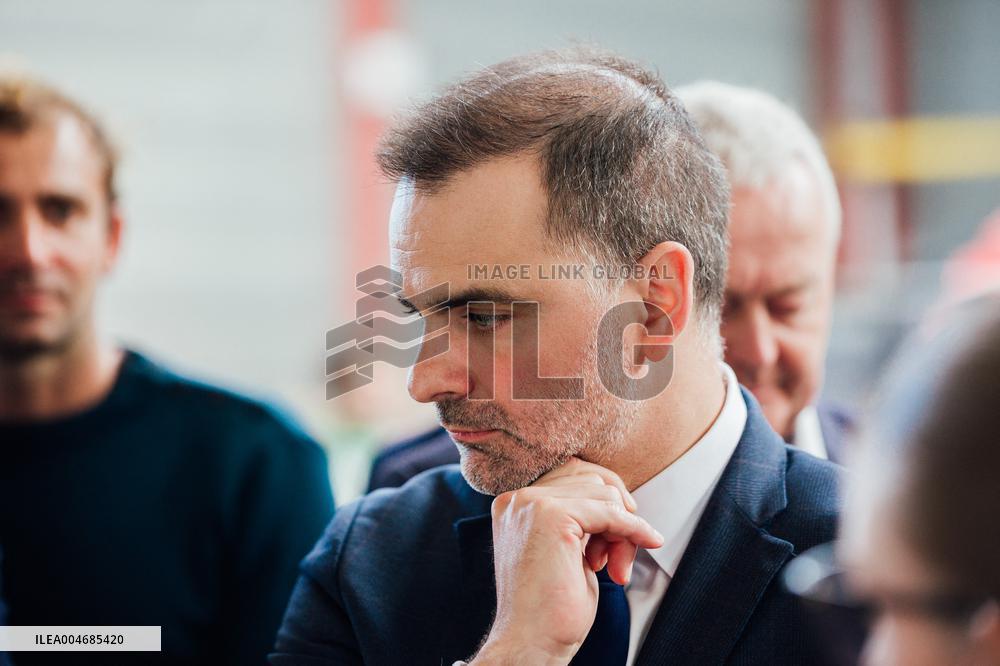 Laurent Saint-Martin Visit To Rennes