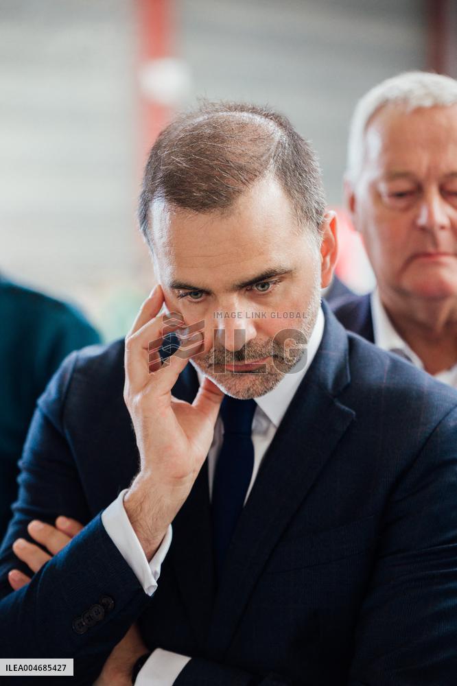 Laurent Saint-Martin Visit To Rennes