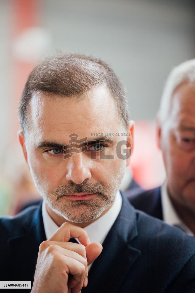 Laurent Saint-Martin Visit To Rennes