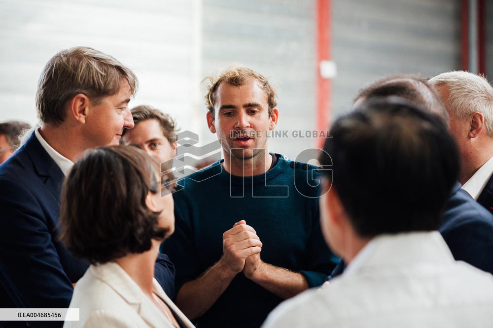 Laurent Saint-Martin Visit To Rennes