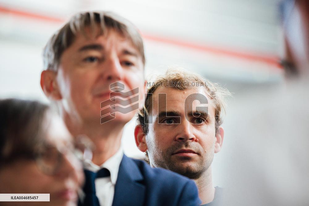 Laurent Saint-Martin Visit To Rennes