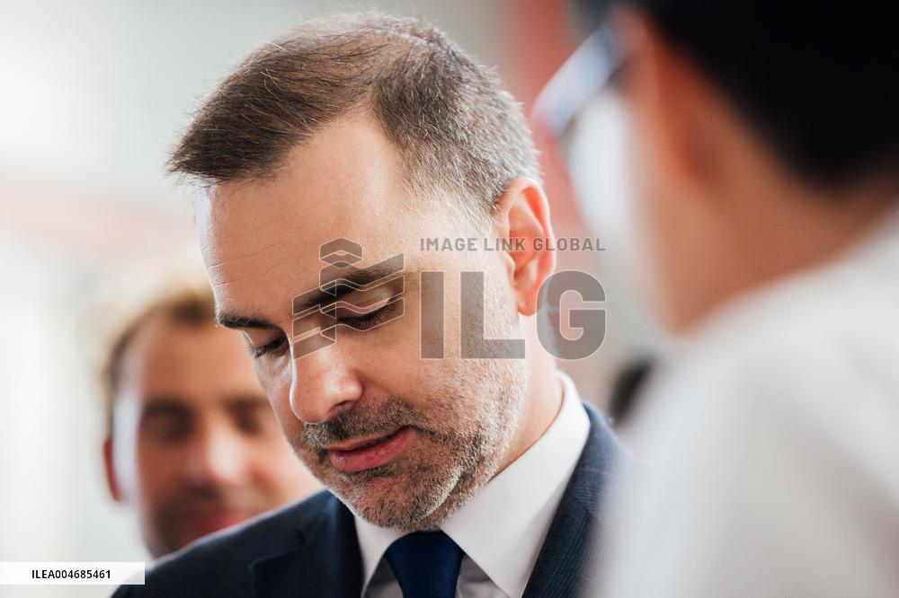 Laurent Saint-Martin Visit To Rennes