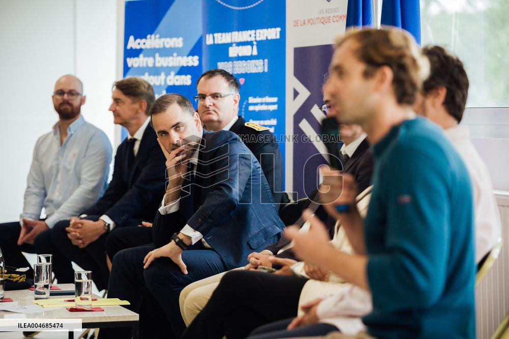 Laurent Saint-Martin Visit To Rennes