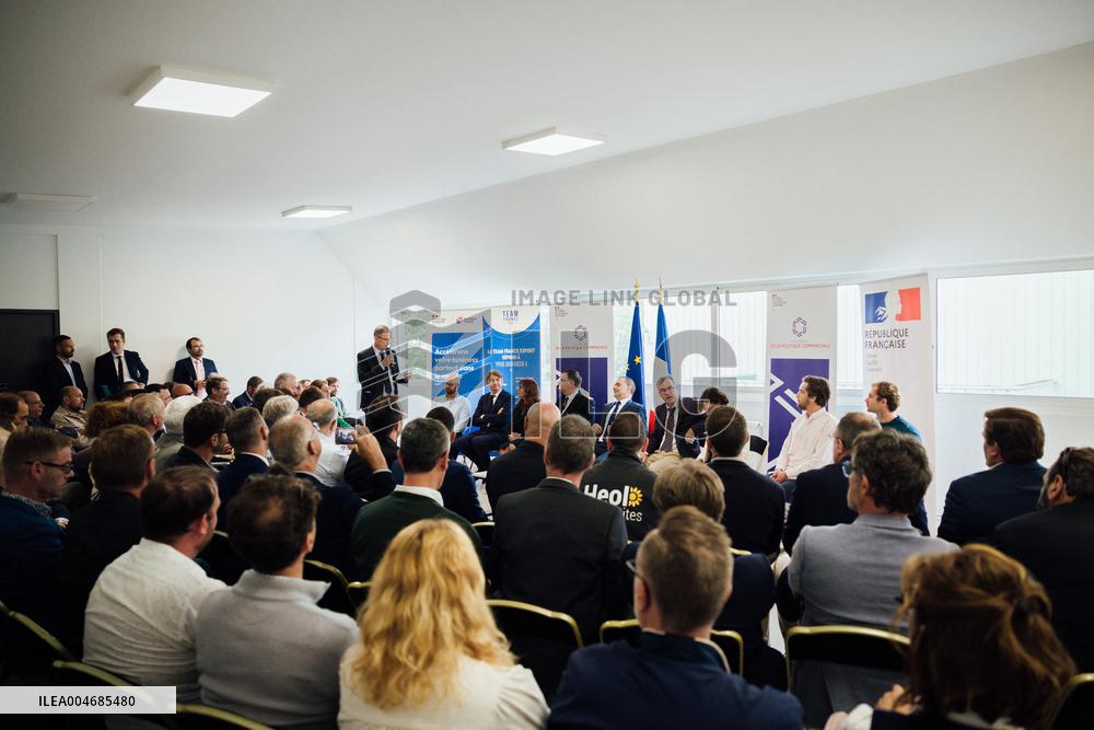 Laurent Saint-Martin Visit To Rennes