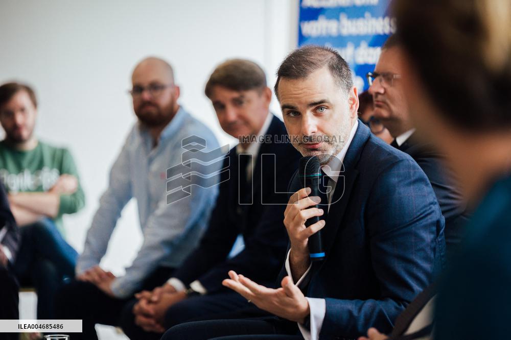 Laurent Saint-Martin Visit To Rennes