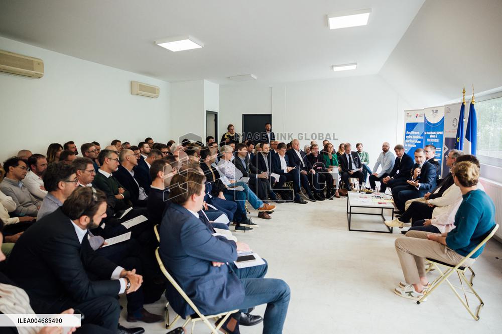 Laurent Saint-Martin Visit To Rennes