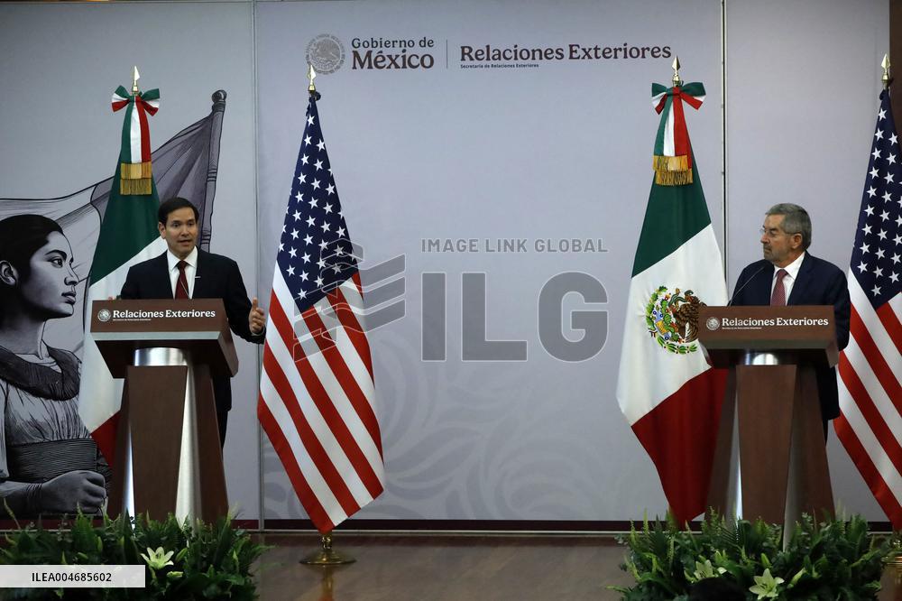US Secretary of State Meets Mexico's Foreign Minister - Mexico