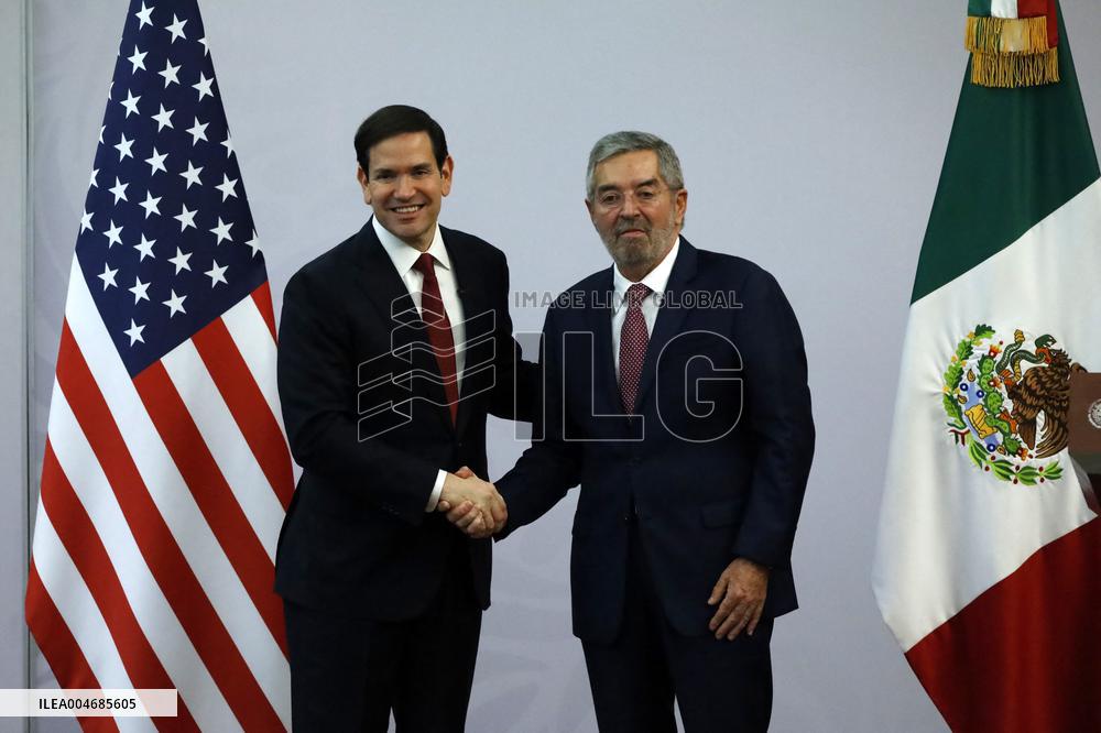 US Secretary of State Meets Mexico's Foreign Minister - Mexico