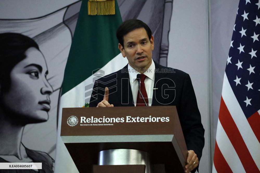 US Secretary of State Meets Mexico's Foreign Minister - Mexico