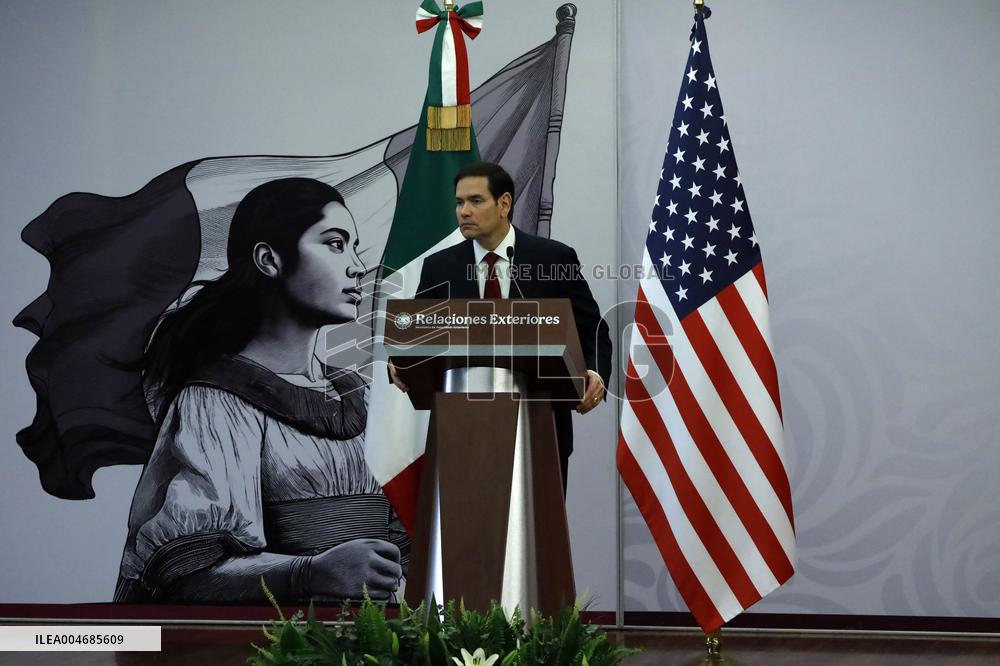 US Secretary of State Meets Mexico's Foreign Minister - Mexico