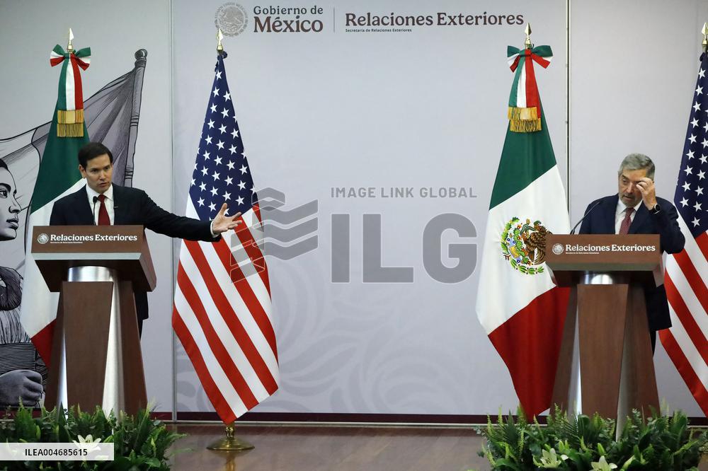 US Secretary of State Meets Mexico's Foreign Minister - Mexico
