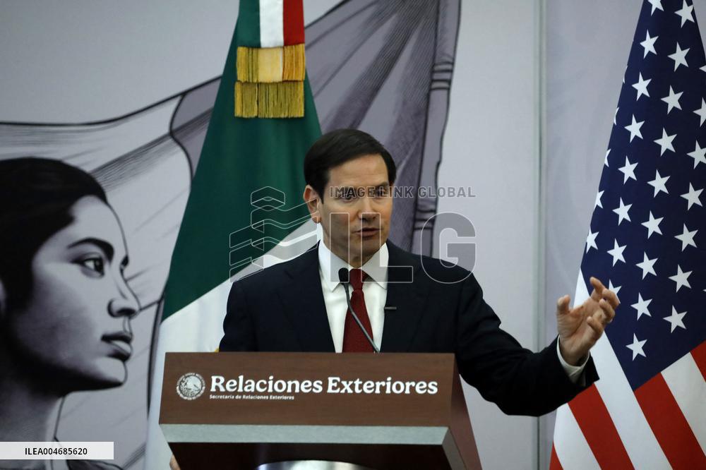 US Secretary of State Meets Mexico's Foreign Minister - Mexico