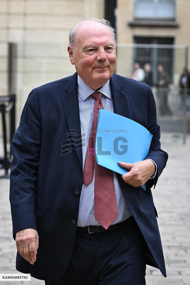 French PM Francois Bayrou meets UDI leaders in Paris FA