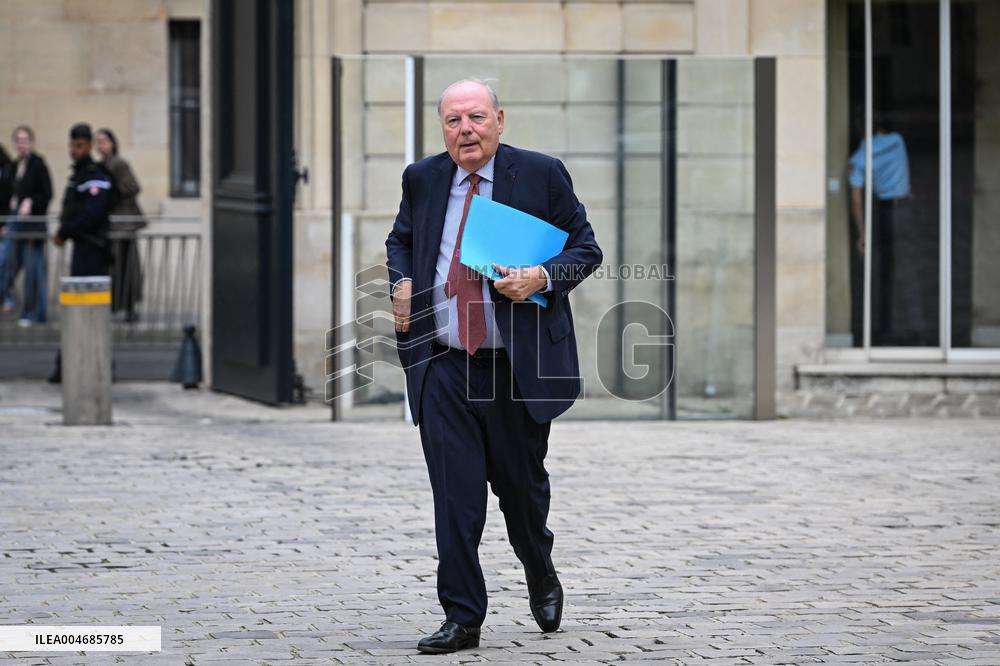French PM Francois Bayrou meets UDI leaders in Paris FA