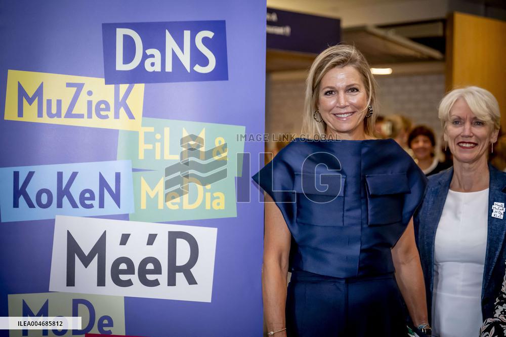 Queen Maxima at The Start of Cultural Education Research - Netherlands