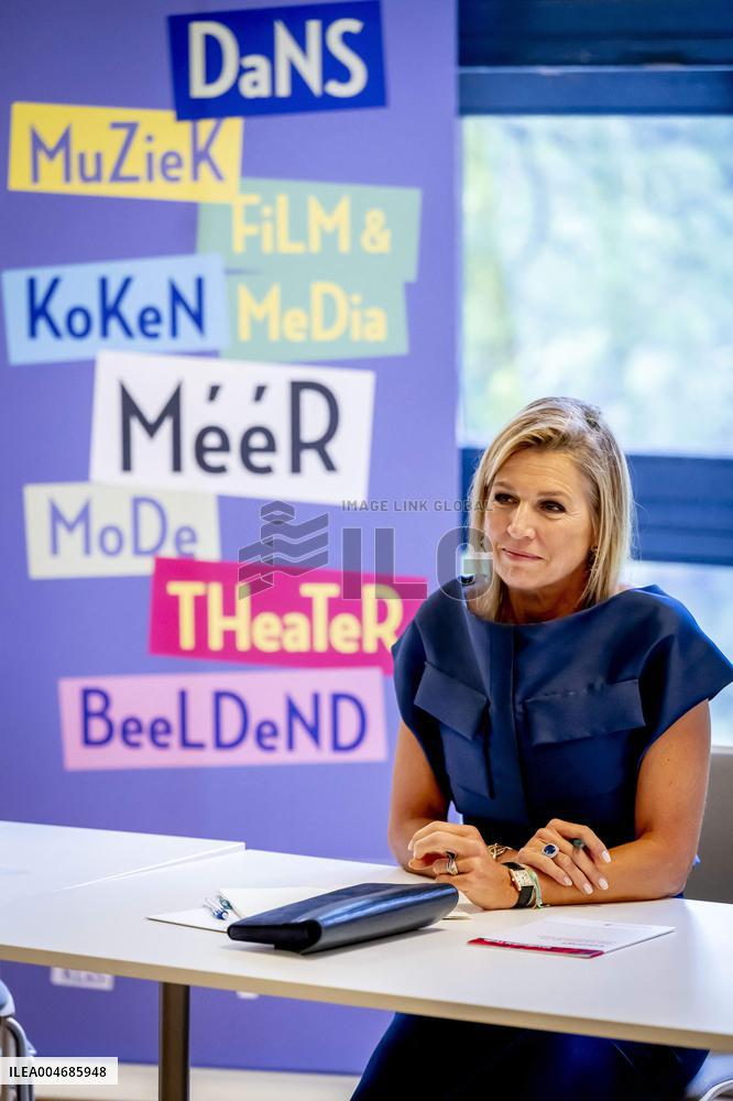 Queen Maxima at The Start of Cultural Education Research - Netherlands