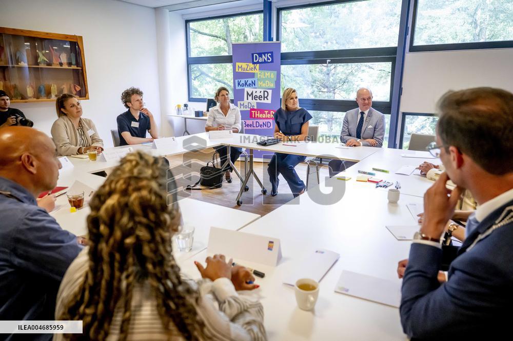 Queen Maxima at The Start of Cultural Education Research - Netherlands