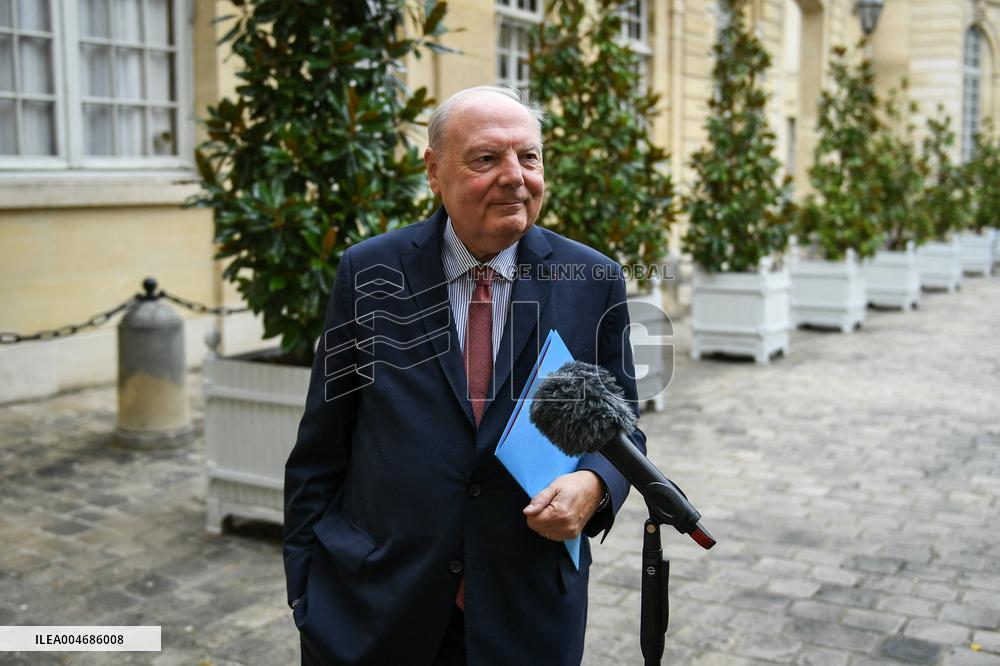 French PM Francois Bayrou meets UDI leaders in Paris FA