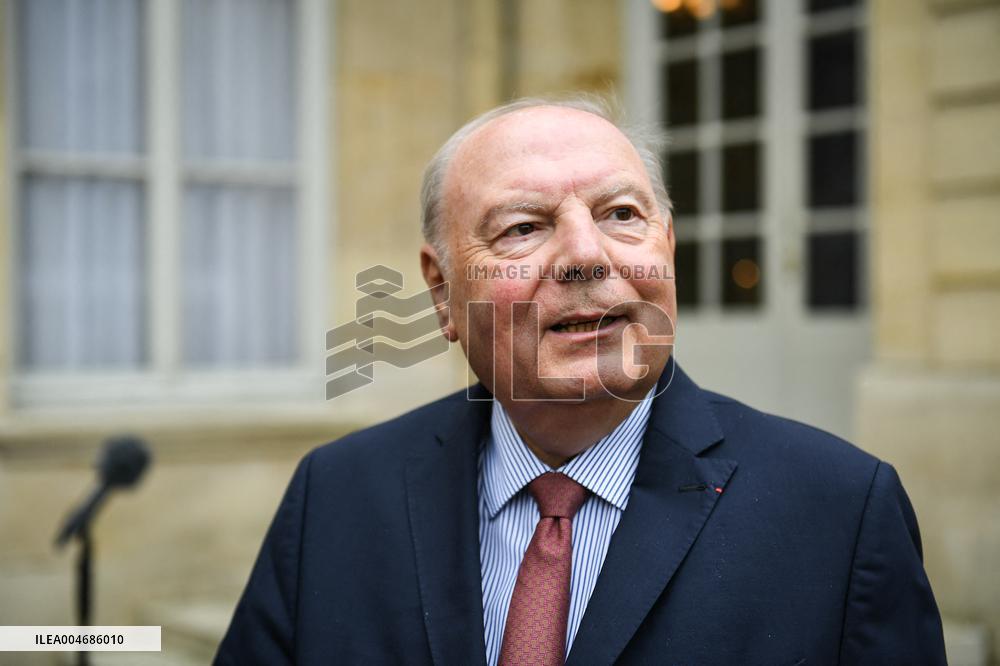 French PM Francois Bayrou meets UDI leaders in Paris FA