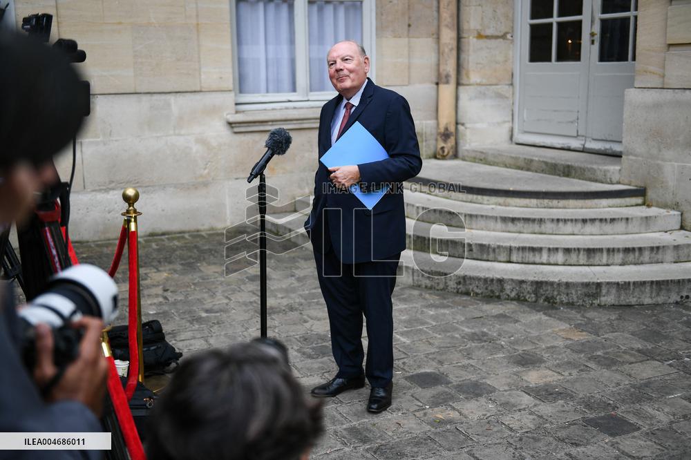 French PM Francois Bayrou meets UDI leaders in Paris FA