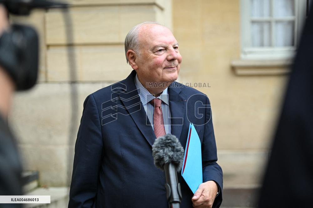 French PM Francois Bayrou meets UDI leaders in Paris FA