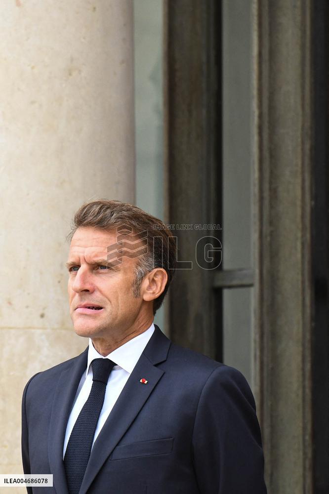 Arrivals At Coalition of the Willing Summit - Paris