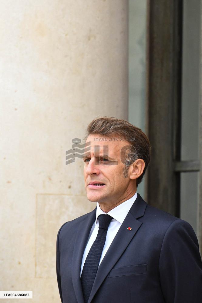 Arrivals At Coalition of the Willing Summit - Paris