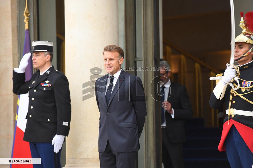 Arrivals At Coalition of the Willing Summit - Paris