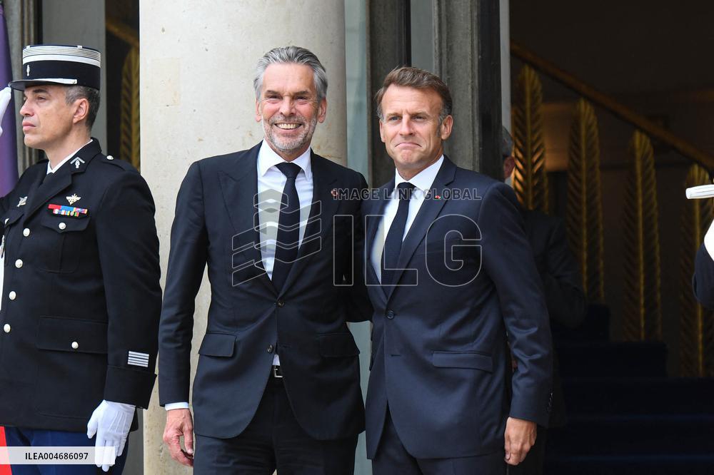 Arrivals At Coalition of the Willing Summit - Paris