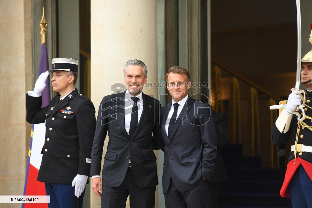 Arrivals At Coalition of the Willing Summit - Paris