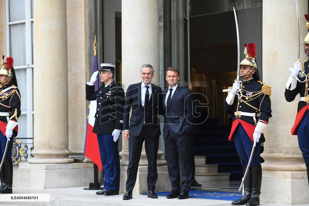 Arrivals At Coalition of the Willing Summit - Paris