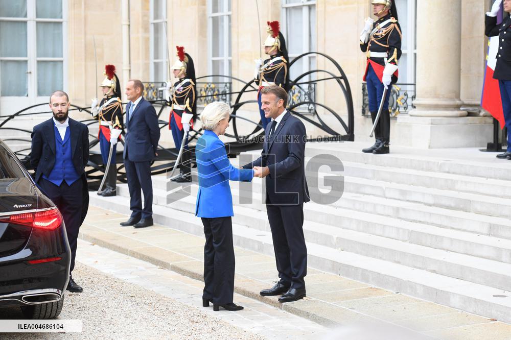 Arrivals At Coalition of the Willing Summit - Paris