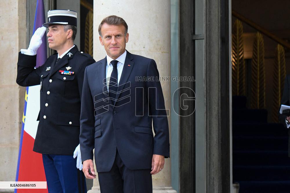 Arrivals At Coalition of the Willing Summit - Paris