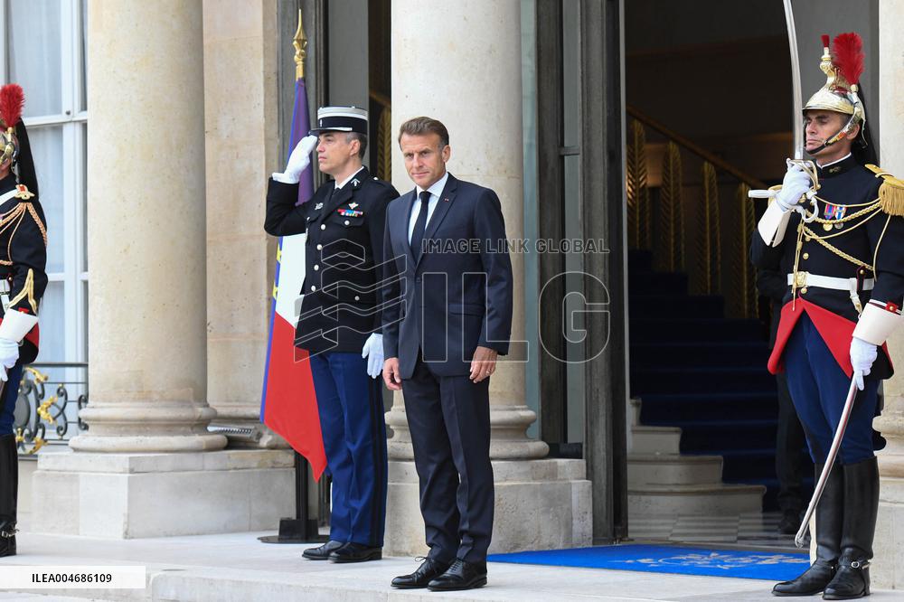 Arrivals At Coalition of the Willing Summit - Paris