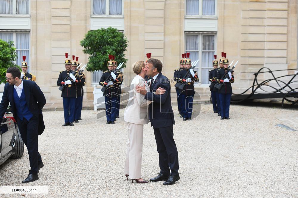 Arrivals At Coalition of the Willing Summit - Paris